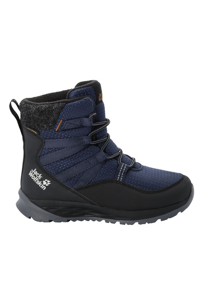 Jack Wolfskin حذاء Polar Bear Texapore High K للأطفال باللون الأزرق للجنسين ح...