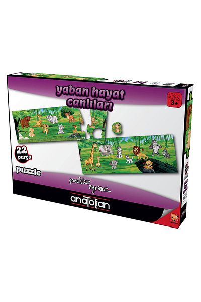 Anatolian Puzzle Anatolian 22 Pieces Wild Life Creatures 7460