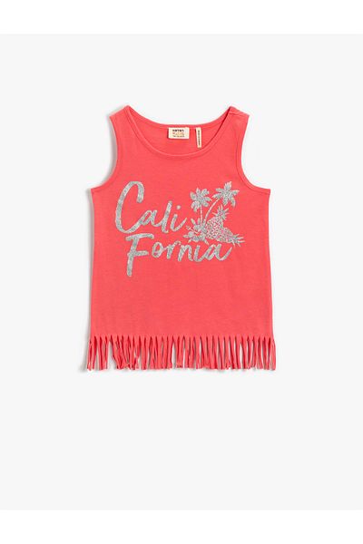 Koton Tassel Printed Undershirt Cotton