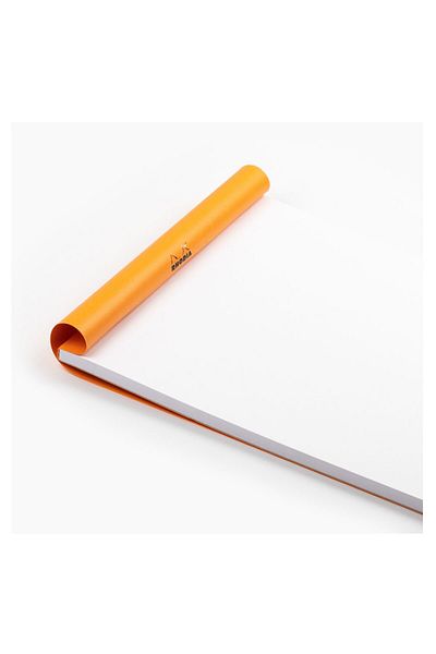 Rhodia Bsc A4 Unlined Memo Pad Orange Kpk 80gr