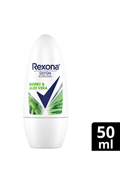 Rexona Üstün Koruma Kadın Roll On Deodorant Bambu & Aloe Vera 72 Saat Kesintisiz Koruma 50 ml