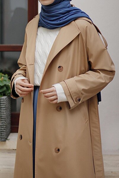 ANDE Klasik Trençkot- Vizon