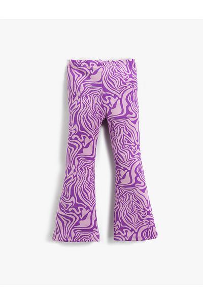 Koton Pantaloni evazați cu model abstract