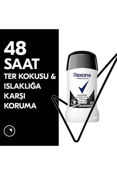 Rexona Motionsense Kadın Stick Deodorant Invisible On Black White Clothes 40 ml