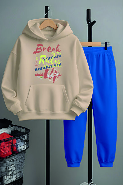 MYADA Set de trening cu imprimeu Rules Never Give 22491