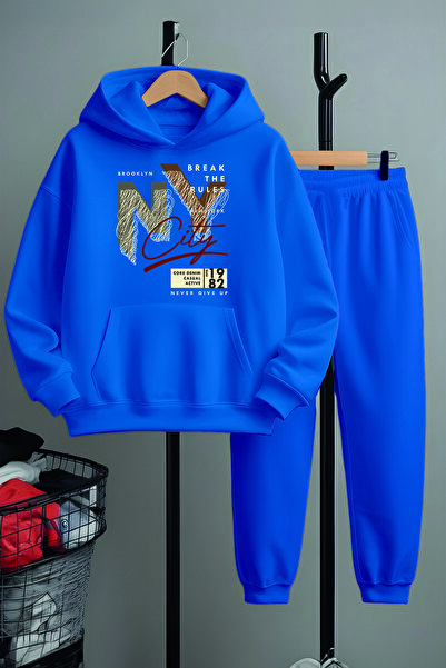 MYADA Σετ φόρμας εμπριμέ Brooklyn NY - Κάτω και επάνω σετ 22495