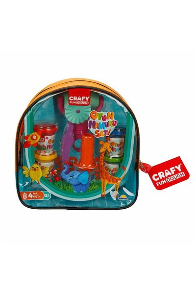 Sunman Orange Crafy Play Set - 4 Colors, with Bag, 27868