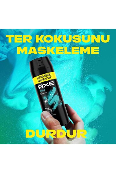 Axe Erkek Sprey Deodorant Apollo 48 Saat Etkileyici Koku 200 ml
