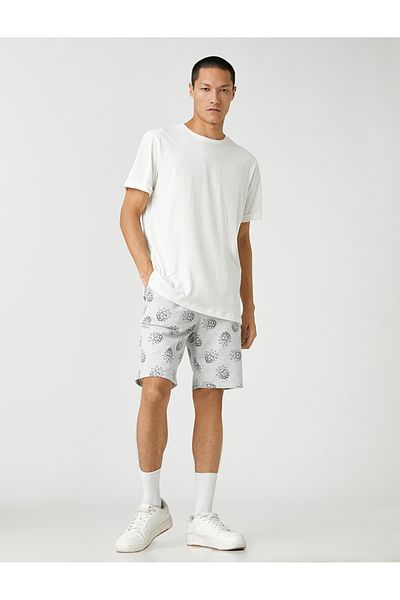 Koton Rick And Morty Shorts Licensed Printed Waist Tied