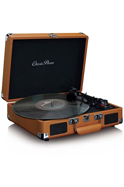 Lenco TT-10BN Turntable, Integrated Speakers, RCA, 3.5mm, AUX, 3 Speeds, Black