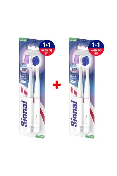 Signal فرشاة أسنان ناعمة من Gum Pro Gentle Care - 1 1 X2