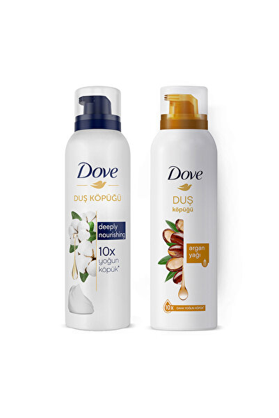 Dove Köpük Duş Jeli Argan Yağı 200 Mlx1 Duş Köpüğü Deeply Nourishing Formül 200 ml X1