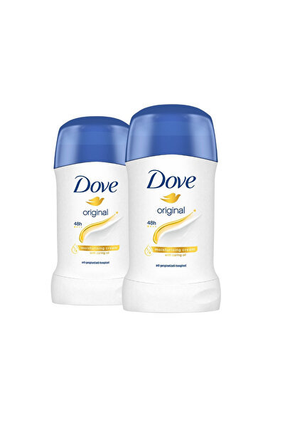 Dove Kadın Stick Deodorant Original 1/4 Nemlendirici Krem Etkili 40ml X2 Adet