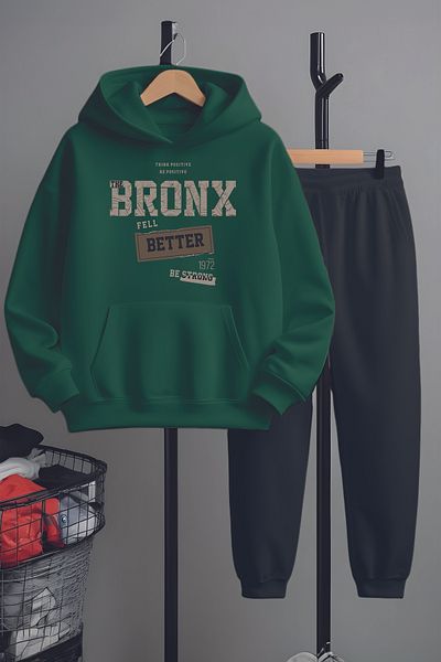 MYADA Set de trening cu imprimeu The Bronx Fell Better 22498