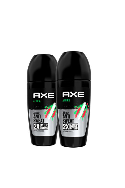 Axe Erkek Roll On Deodorant Africa 48 Saat Etkileyici Koku 50 ml X2