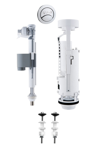 VitrA Plus 330b4210 Rezervuar Iç Takım, Alttan Su Girişli, 2,5/4 L