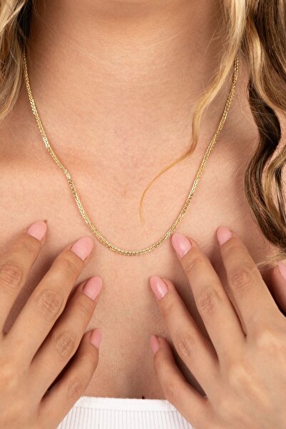 Kolyecik 14 Ayar Spiga Altın Kolye