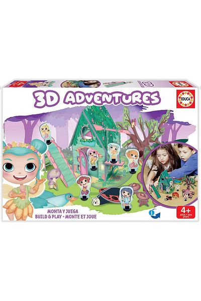 EDUCA 18229 Model 3D Fairy Puzzle Set