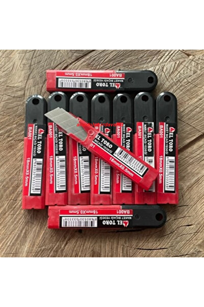 ELT ELTORO MAKET BIÇAĞI YEDEĞİ 0,5MM FALÇATA YEDEĞİ 18MM 10PK KARBON ÇELİK