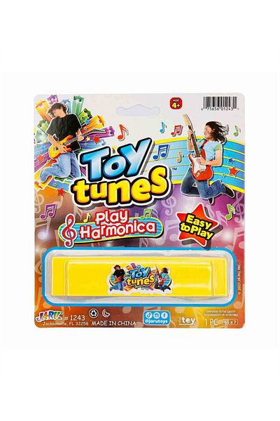Sunman Toy Tunes 12431 Model Yellow Harmonica