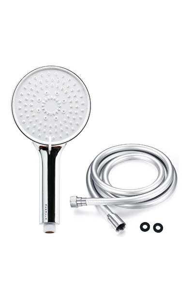 NEROLIA Power Shower 5f Lüks Duş Seti Başlığı Ve 150 Cm Kopmaz Paslanmaz Pvc ...