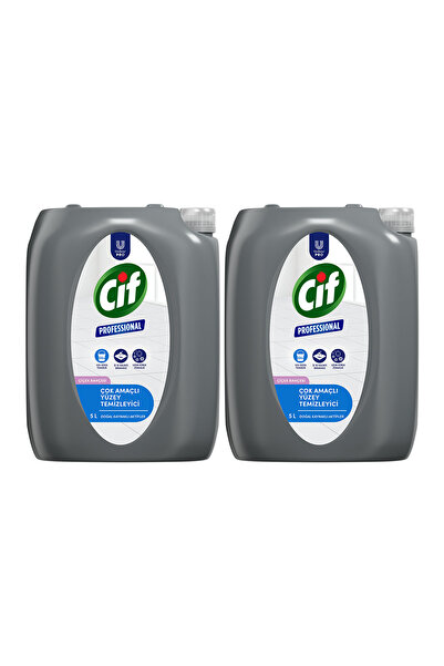 Cif Profesyonel Çok Amaçlı Yüzey Temizleyici Çiçek Bahçesi 5 L X2