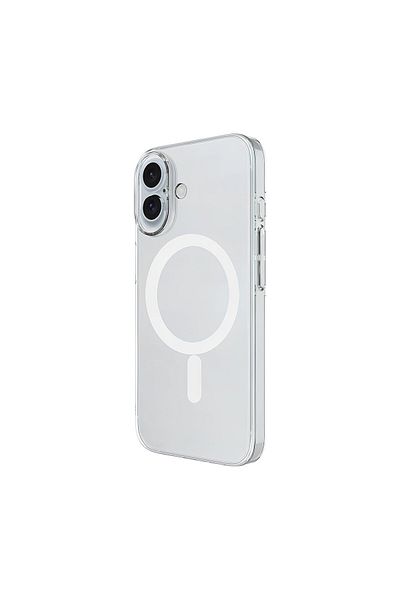 EVAX (حافظة ميكا صلبة) حافظة ميكا صلبة شفافة متوافقة مع هاتف iPhone 16، غير قابلة للحشف، حافظة Magsafe Slim Fit