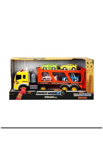 Sunman Maxx Wheels 1:20 Sesli Ve Işıklı Transporter 05700 Araba Taşıyıcı