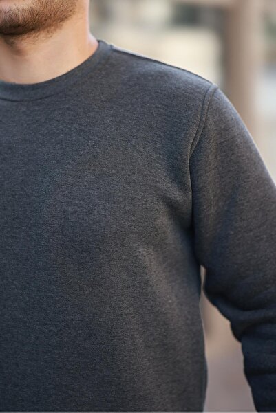 comstar Чоловічий оверсайз базовий бавовняний зимовий пухкий світло-сірий світшот