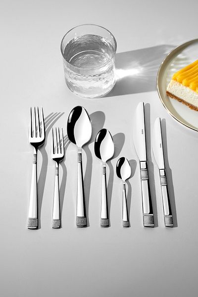 Nehir Dila Plain 12-Person 84-Piece Boxed Cutlery Set