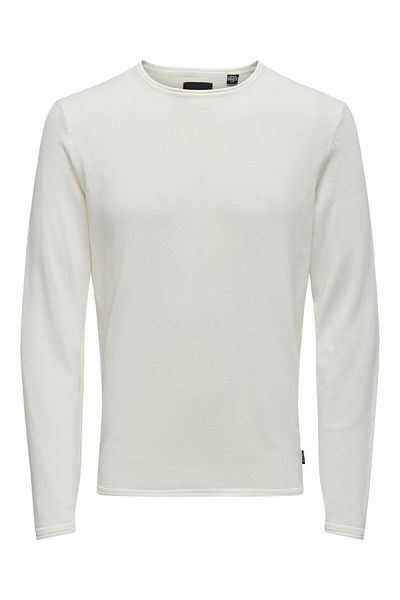 Only & Sons Onsgarson 12 Wash Crew Knit Noos Cloud Dancer 22006806