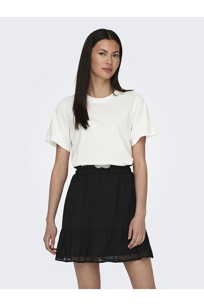 JDY Jdypisa - Jrs Noos 15292431   Cloud Dancer Fabric T-Shirt