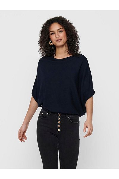 JDY Jdynew Behave Batsleeve Pullov - Knt Noos 15181237   Sky Captain