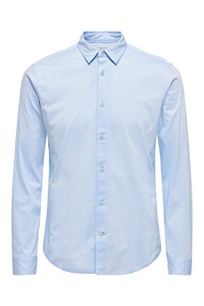 Only & Sons Onsrobin B/U Ls Stretch Shirt Noos Frml 22031023 Kaschmirblau