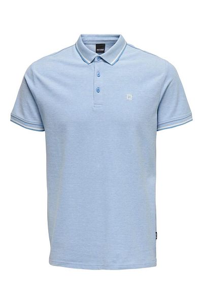 Only & Sons Onsfletcher Life Slim Ss Polo Noos 22024827   Marina