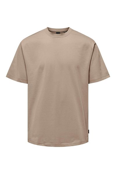 Only & Sons Onsfred Life Rlx Ss Tee - Noos 22022532   Desert Taupe