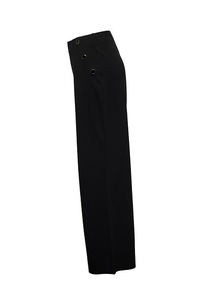 JDY Jdygeggo Jrs Noos 15343979   Black Button Pants