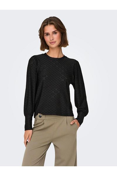 JDY JDYCATHINKA - JRS NOOS 15320573   كرة سوداء بأكمام جرس