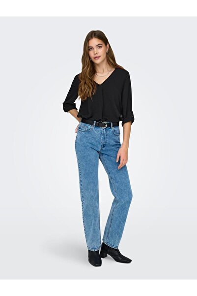 JDY Jdydivya Wvn Noos 15226911   - Black 3/4 Sleeve Shirt