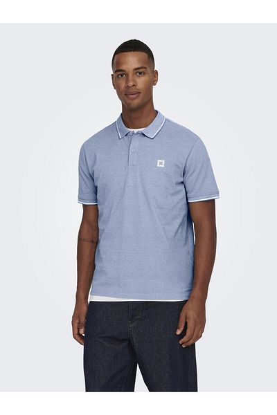 Only & Sons Onsfletcher Life Slim Ss Polo Noos 22024827   Marina