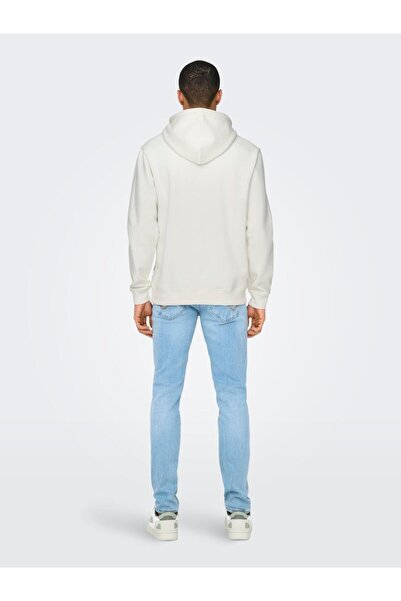 Only & Sons Onsconnor Reg Sweat Hoodie – Cloud Dancer 22029225