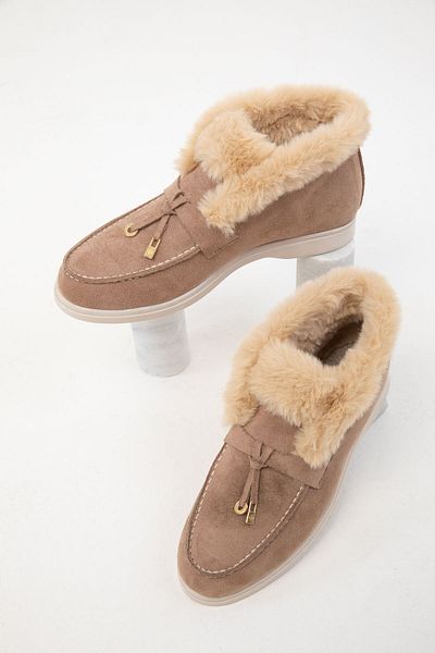 SOHO Γυναικείες μπότες Mink Suede - 19966 Model Bootie