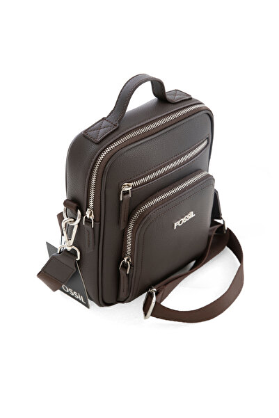 Fossil Men's Brown Crossbody Bag - 01FS2059