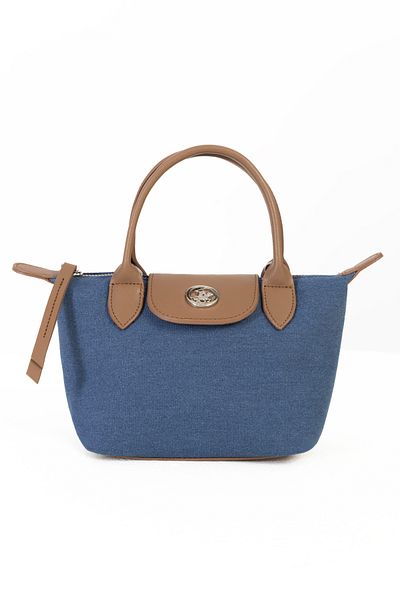 Beverly Hills Polo Club Navy Blue Women's Handbag 05Bhpc8045