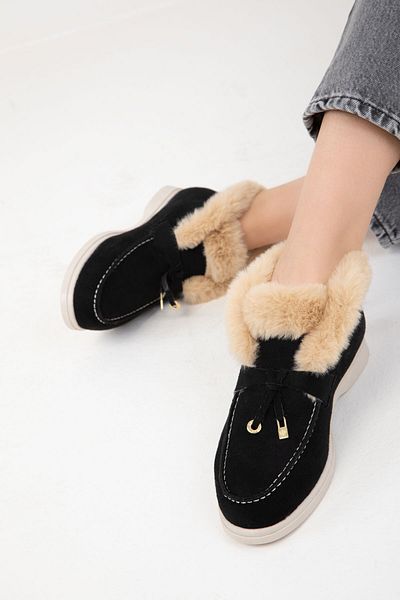 SOHO Černé semišové dámské boty - 19966 Model Bootie