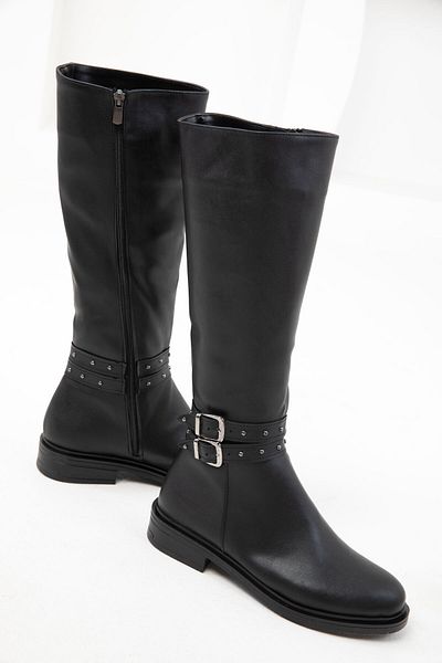 SOHO Schwarze Damenstiefel 19960