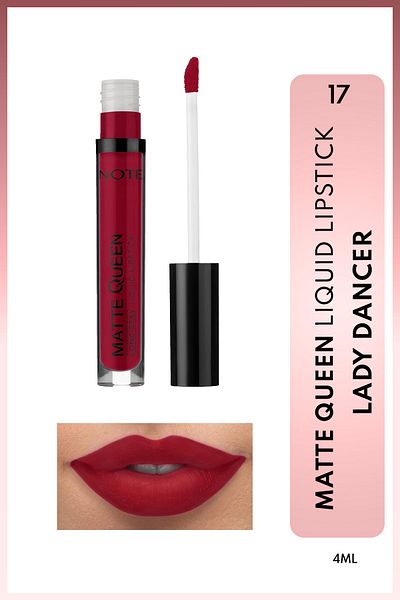 NOTE Matte Queen 17 Lady Dancer - Red Lipstick