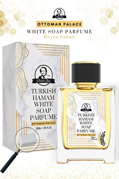 Özcan Bey Ottoman Serisi Beyaz Sabun Kokulu Parfüm White Soap 55ml