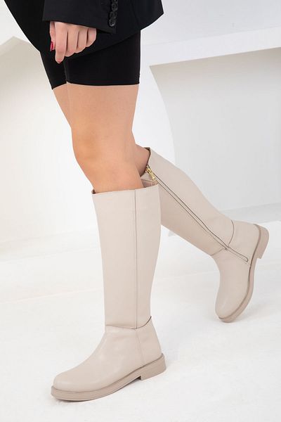 SOHO Beige Damenstiefel 17515