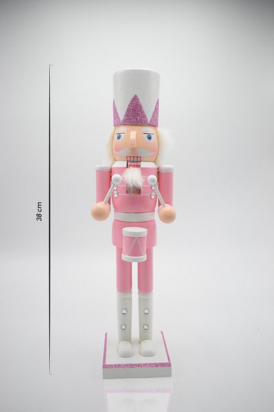 Waldern Premium Collection 38 cm Pink Series Διακοσμητικό Μόλυβδο Στρατιώτη Χριστουγεννιάτικο Στολίδι